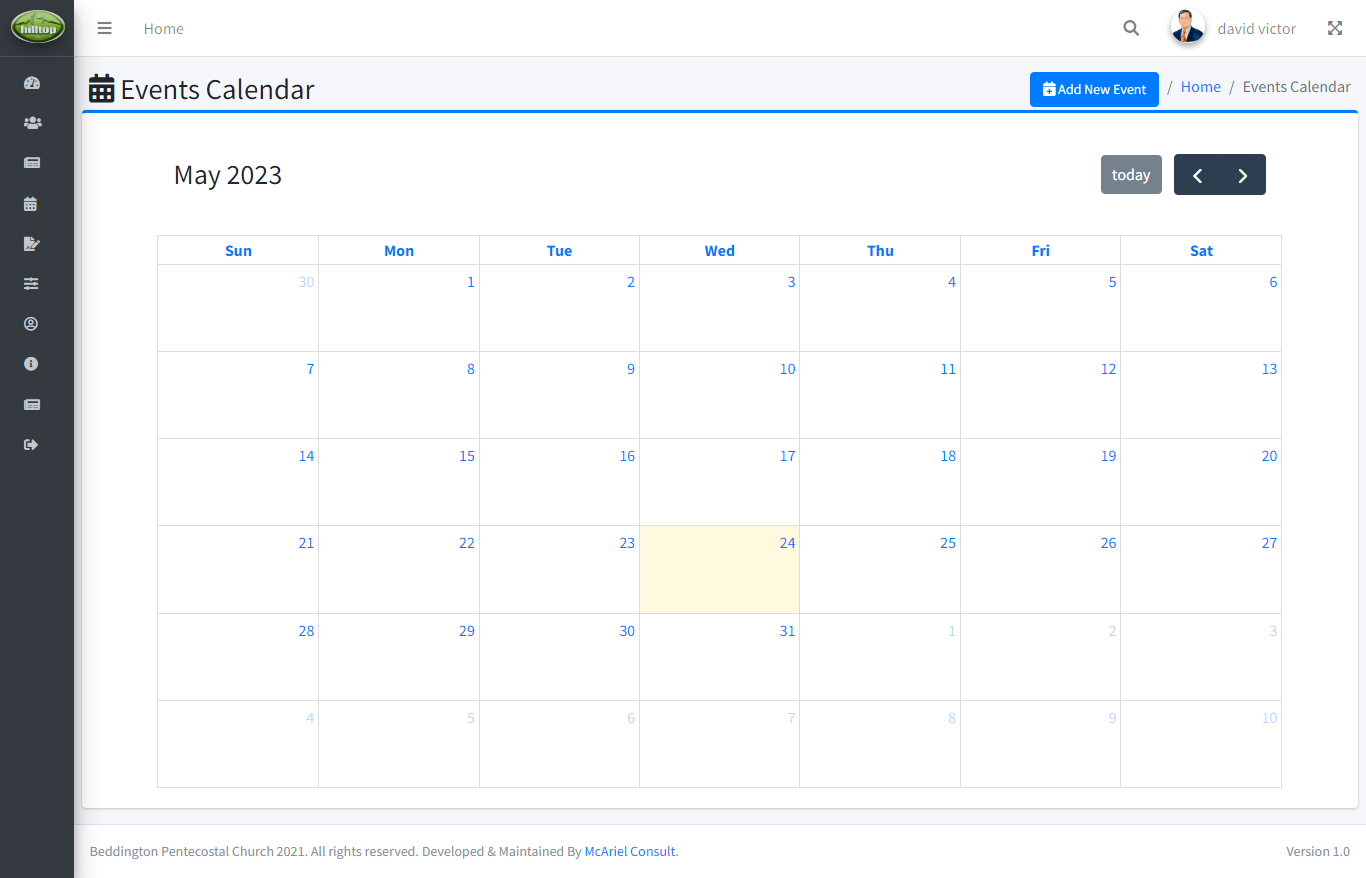 Events Calendar Events Calendar